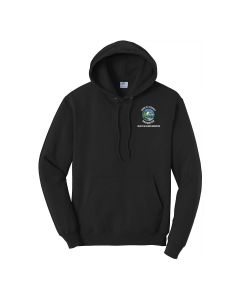 Port & Company Fleece Pullover Hooded Sweatshirt (Jet Black)