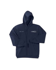 Port & Company Long Sleeve Fleece Pullover Hooded Sweatshirt (Navy)