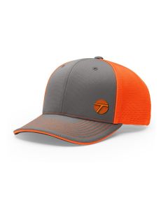Richardson Sportmesh Cap (Charcoal / Neon Orange)