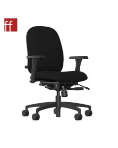 Range Mid-Back Task Chair, Moonscape - Ebony (#FF-RANMB-MOE)