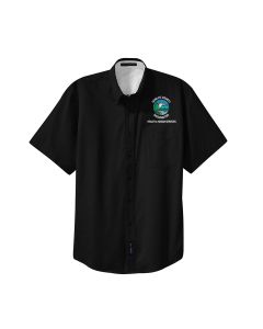 Port Authority Short Sleeve Button Shirt (Black)