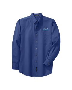 Port Authority Long Sleeve Twill Shirt (Classic Navy)