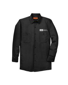 Red Kap Long Sleeve Work Shirt (Black)