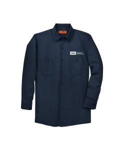 Red Kap Tall Long Sleeve Work Shirt (Navy)