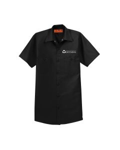 Red Kap Tall Short Sleeve Work Shirt (Black)