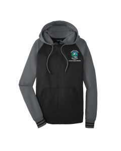 Sport-Tek Full-Zip Hooded Fleece Pullover, #ST236 (Cowlitz County Logo On Left Chest)