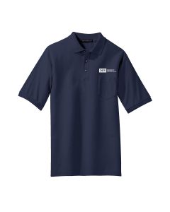 Port Authority Tall Short Sleeve Pocket Polo (Navy)