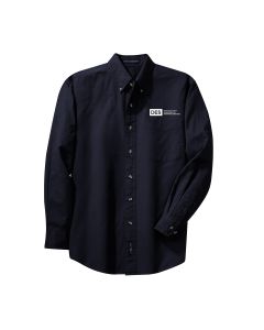Port & Company Long Sleeve Twill Shirt (Classic Navy)